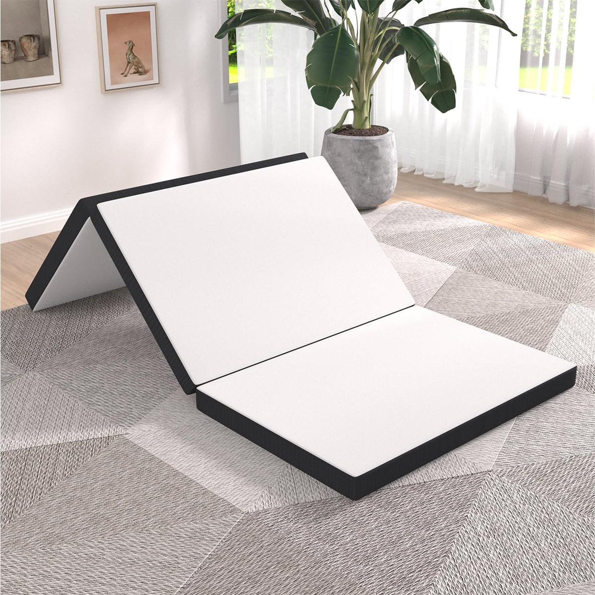 3 Inch Twin XL Tri Fold Memory Foam Mattress W918