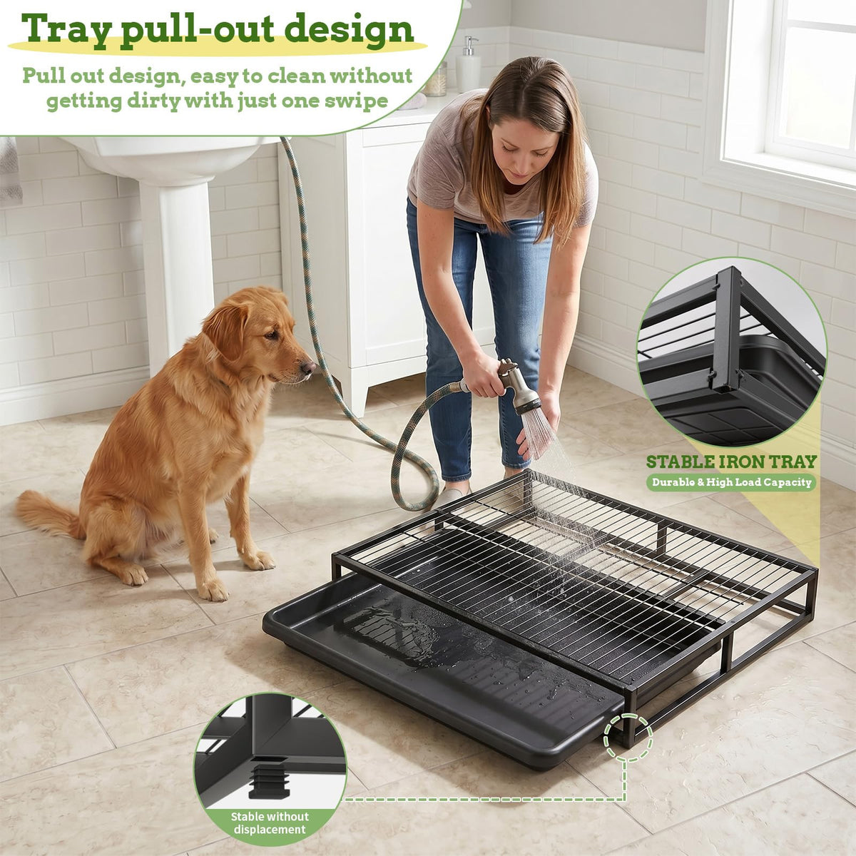 304 Stainless Steel Grass Potty Tray B827