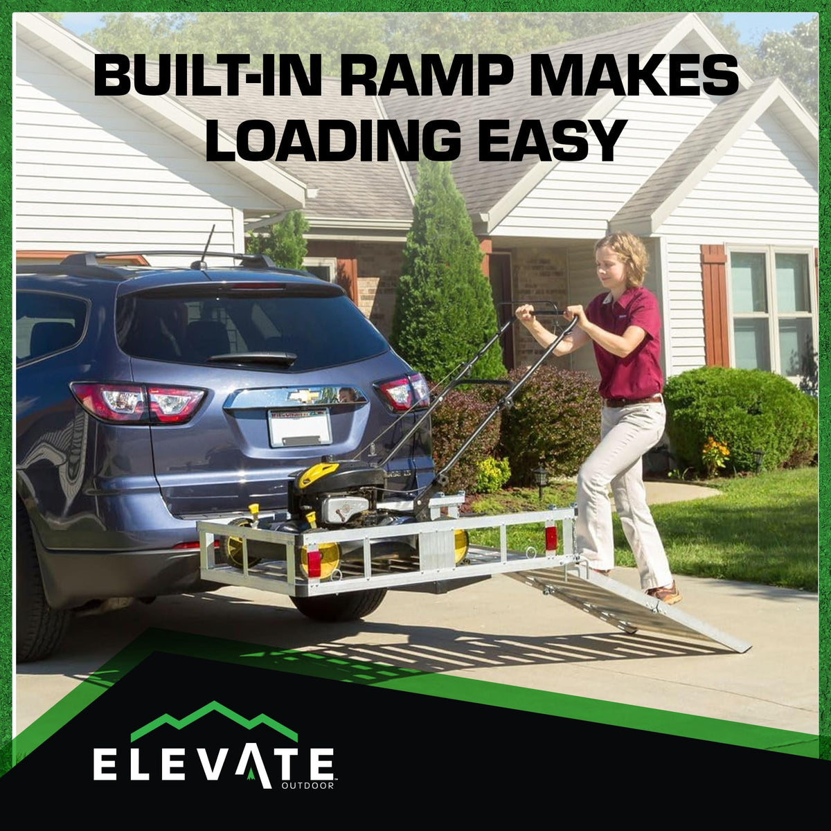Deluxe Cargo Carrier with Folding Loading Ramp Z327