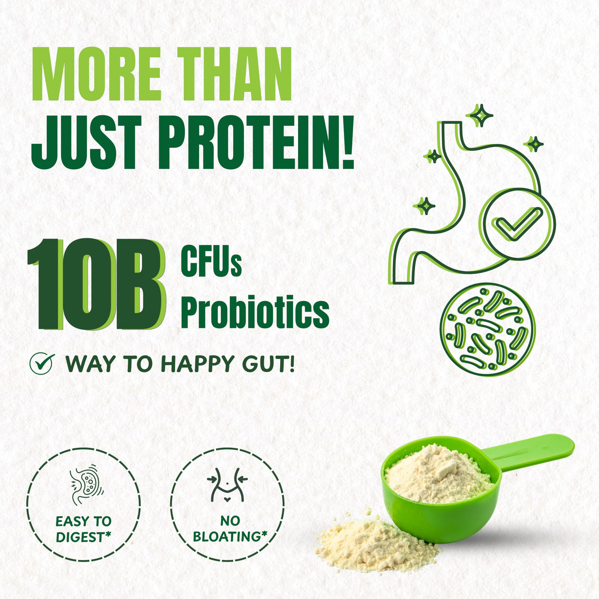 Unflavoured Vegan Protein Powder 34.5 Oz P399