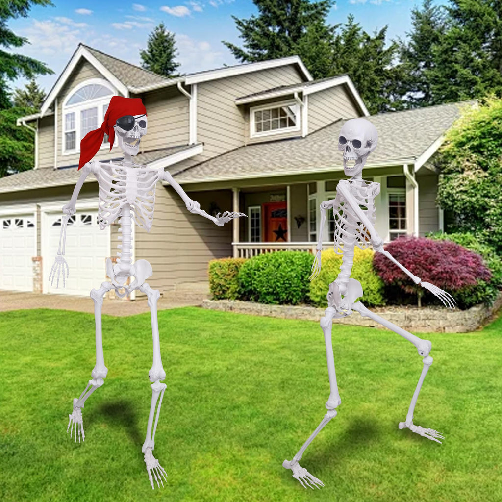 5.4Ft Posable Life Size Skeletons with Movable Joints J1558