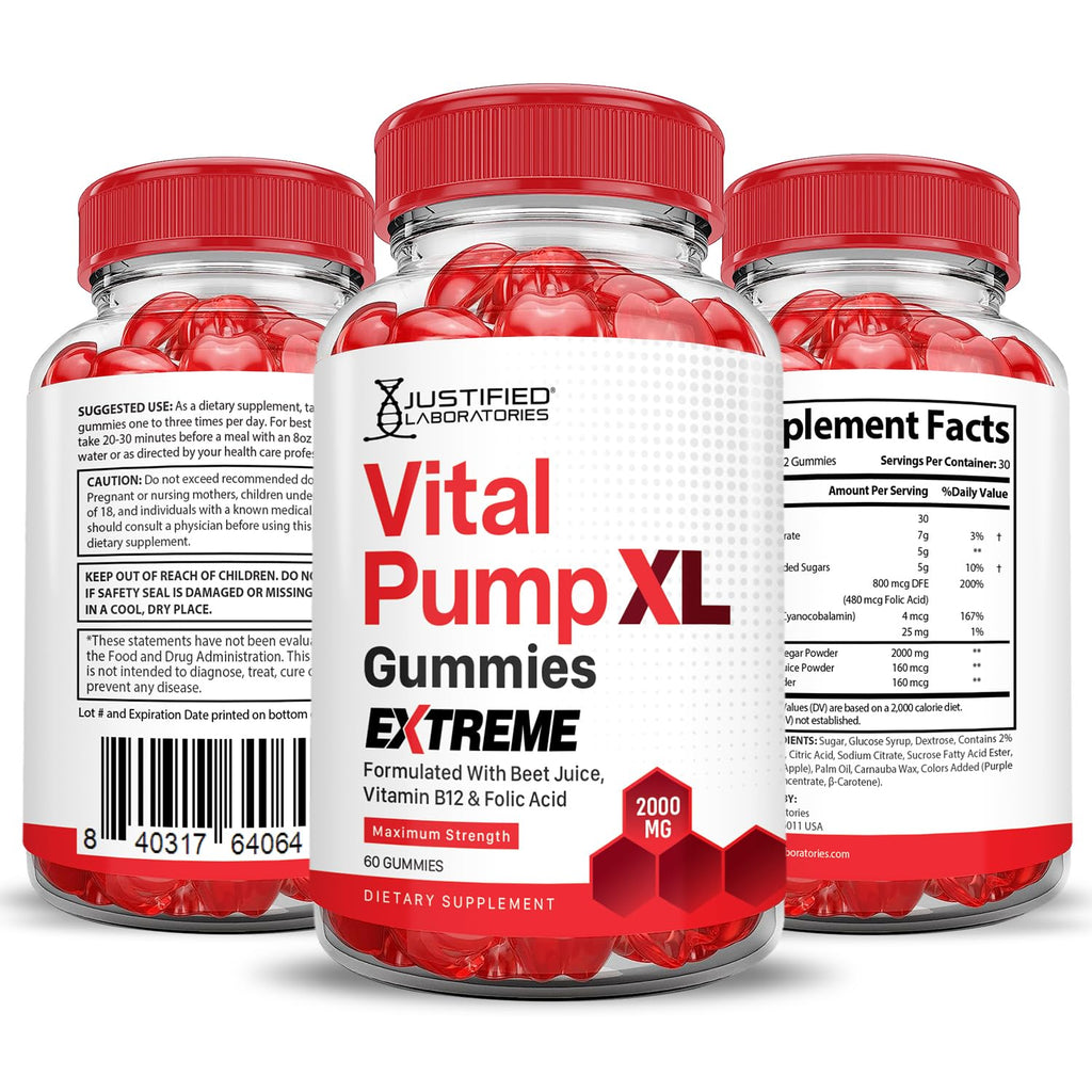 2000MG Beet Juice Pomegranate B12 Vegan Gummies P53067