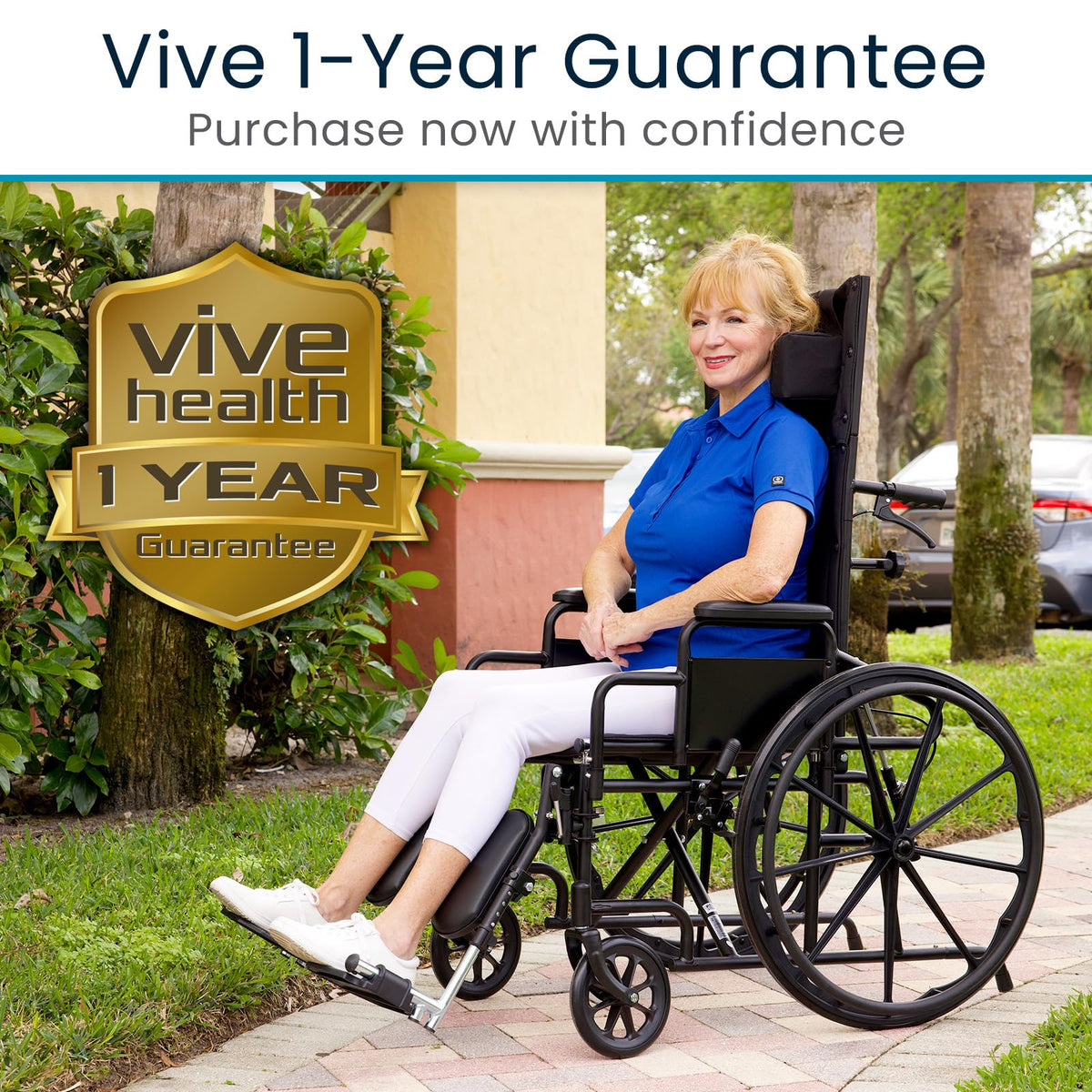 Reclining Wheelchair with Elevating Leg Rests N3427