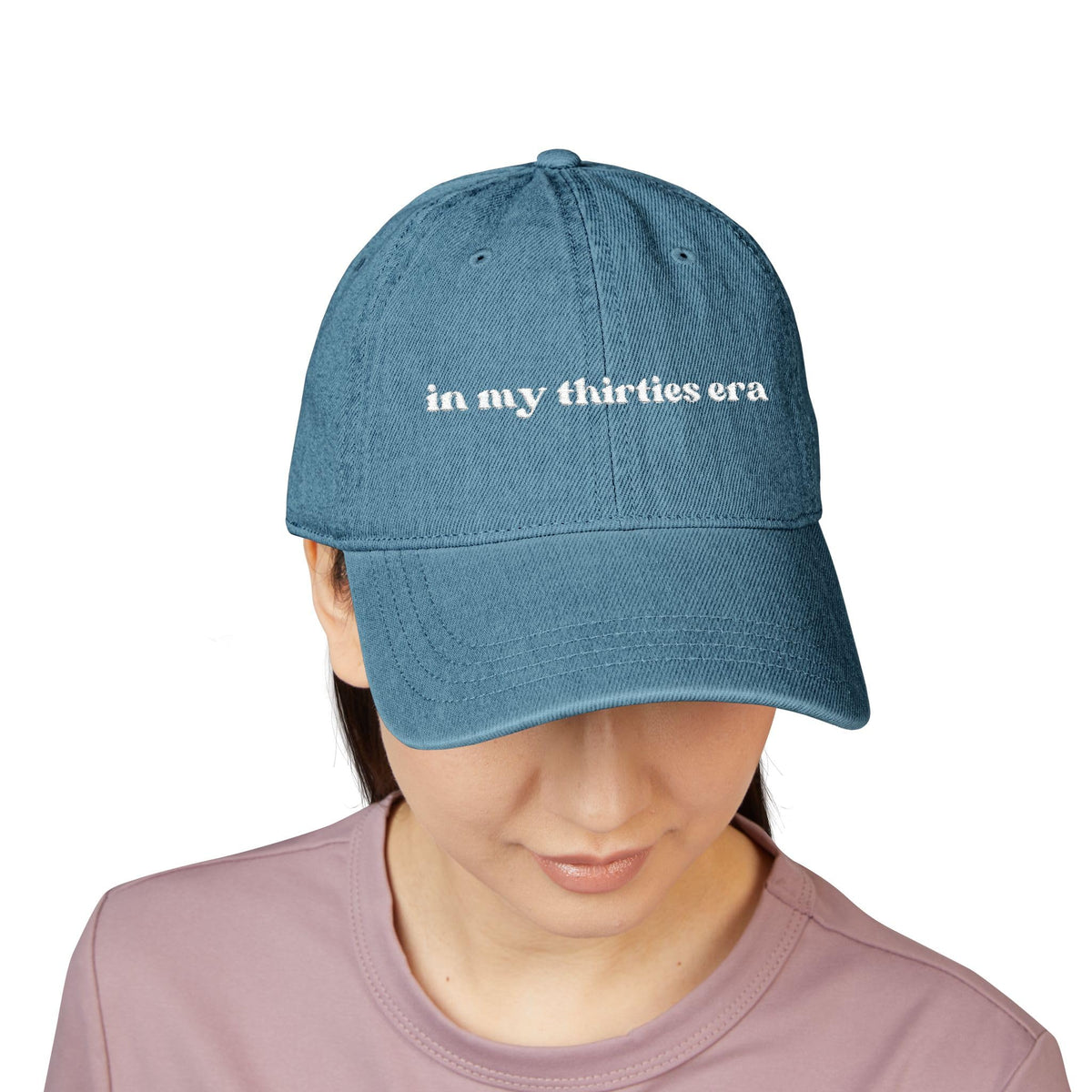 Embroidered Denim Hat N51194