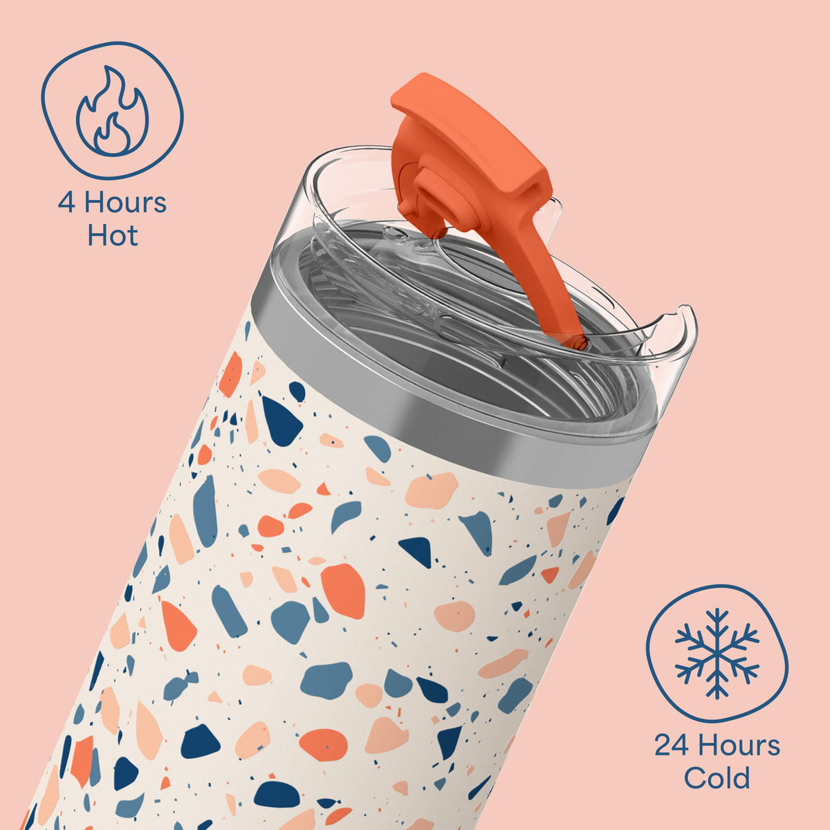 20 oz Insulated Stainless Steel Coffee Tumbler with Lid S24257