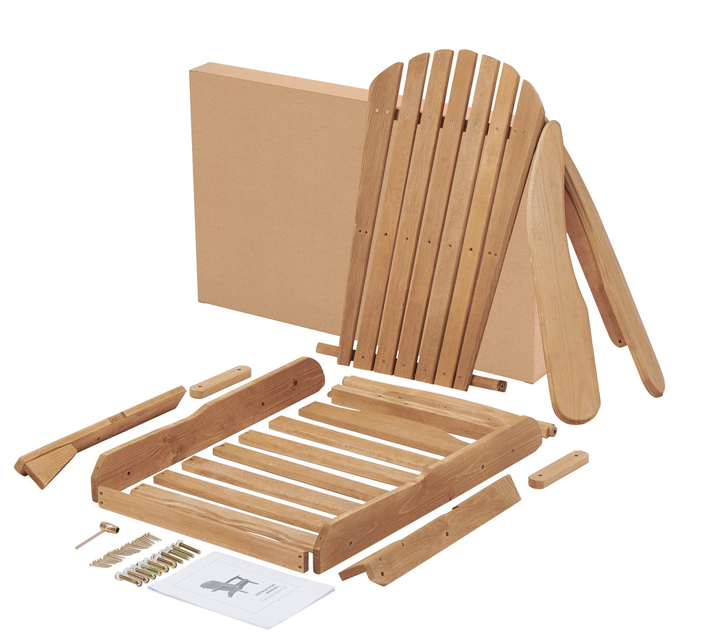 Cedar Folding Adirondack Chair Set of 2 J2496