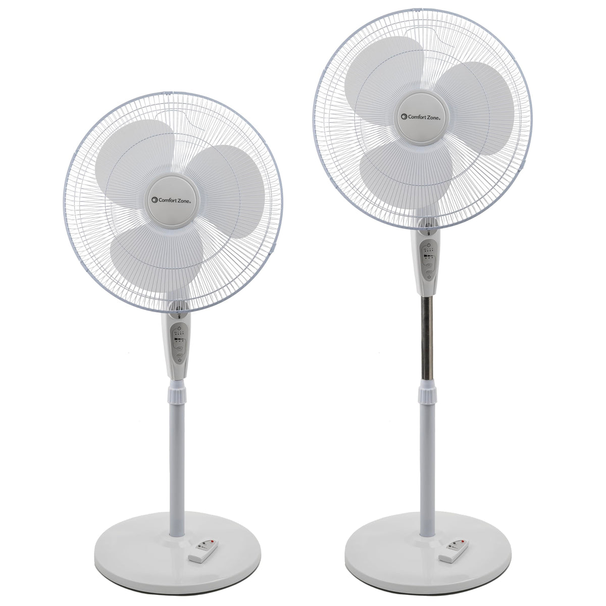 18-Inch Oscillating Pedestal Fan with Remote Control F366