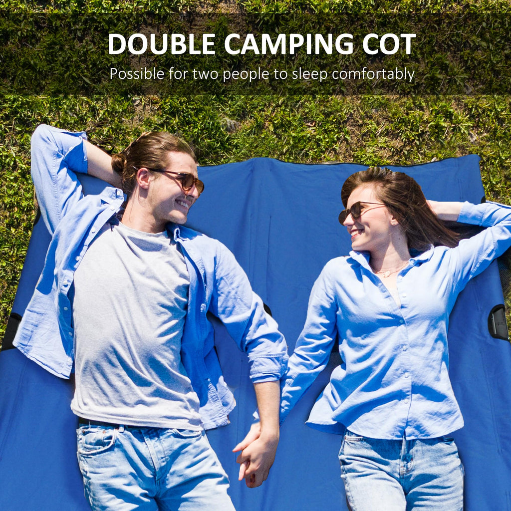 2 Person Folding Camping Cot with Carry Bag K269092