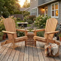 Cedar Folding Adirondack Chair Set of 2 J2496